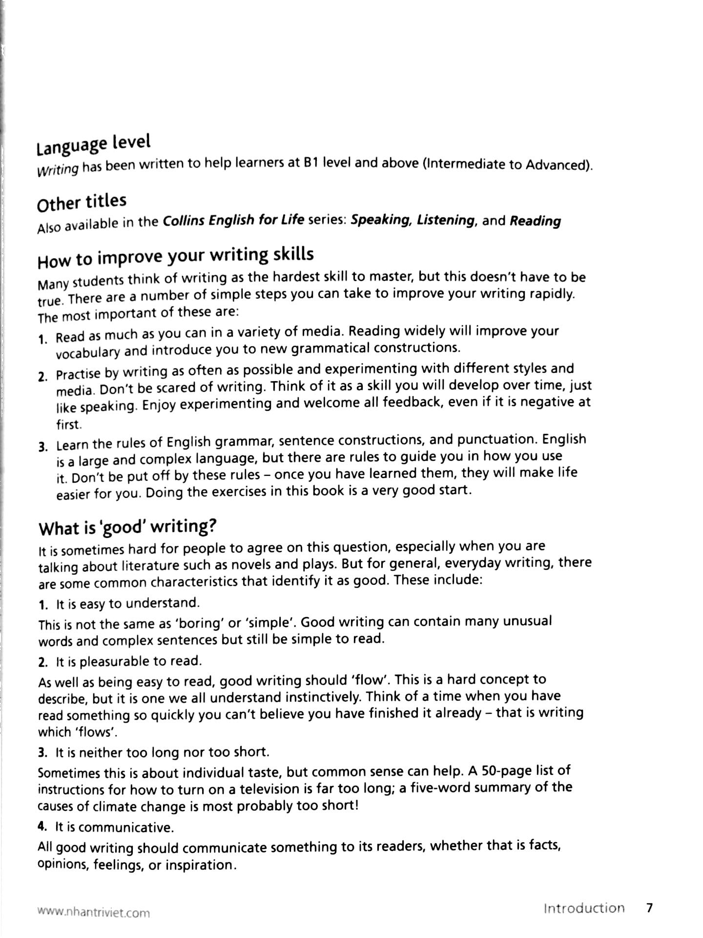 collins english for life - writing b1 + intermediate - Ảnh 4