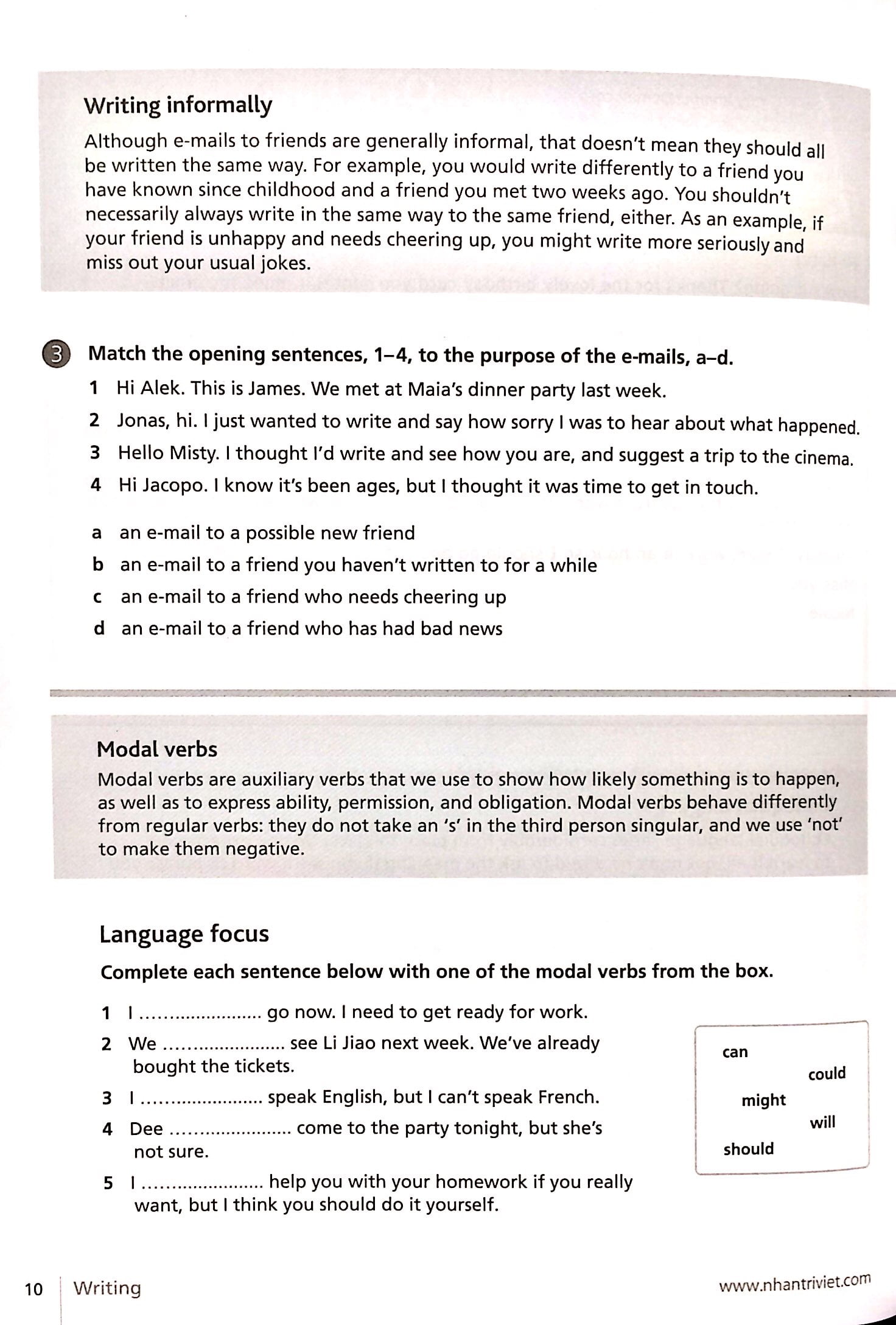 collins english for life - writing b1 + intermediate - Ảnh 7