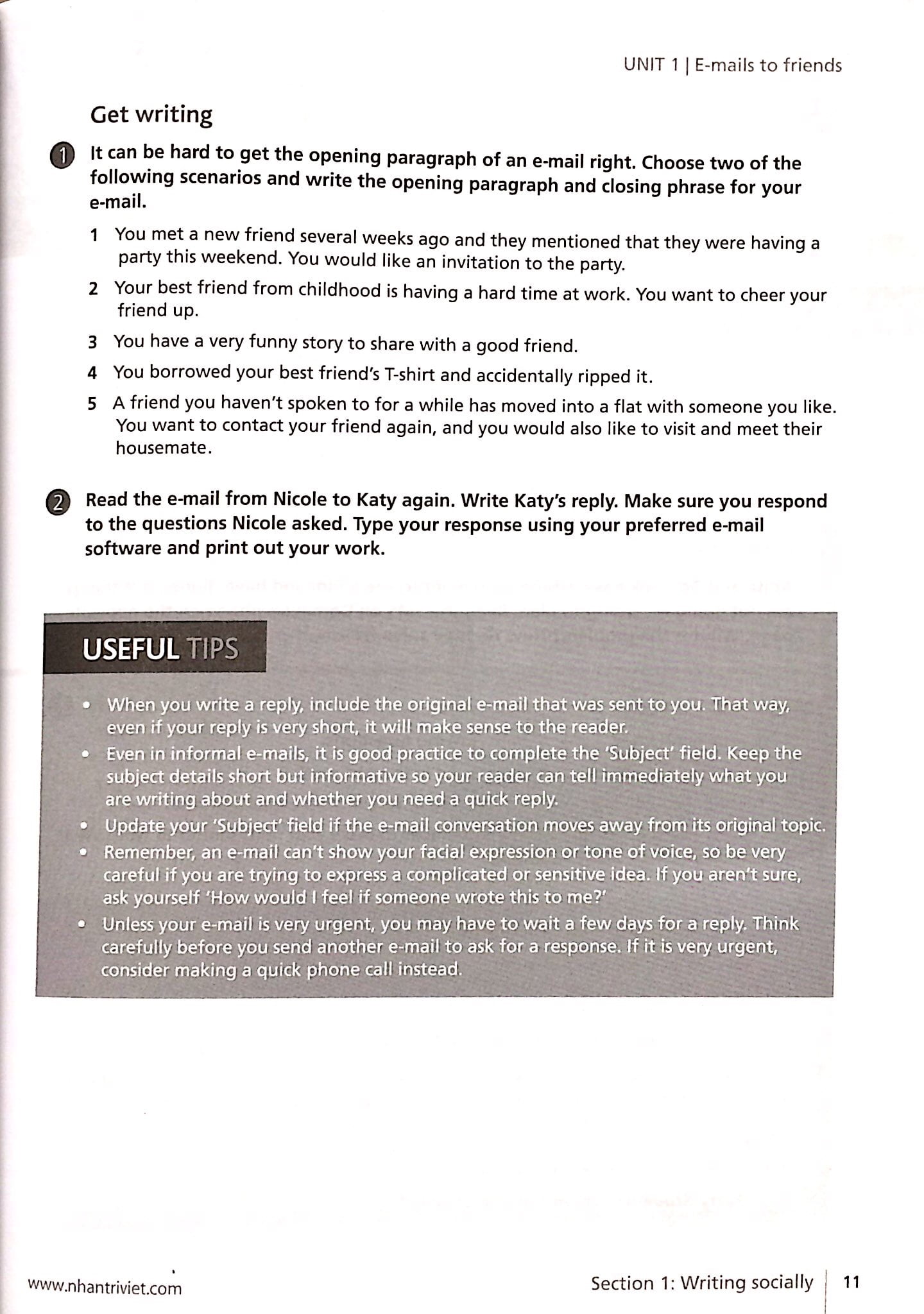 collins english for life - writing b1 + intermediate - Ảnh 8