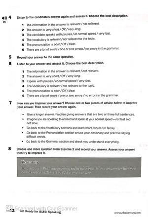 collins get ready for ielts speaking - pre-intermediate a2+ (tái bản) - Ảnh 8