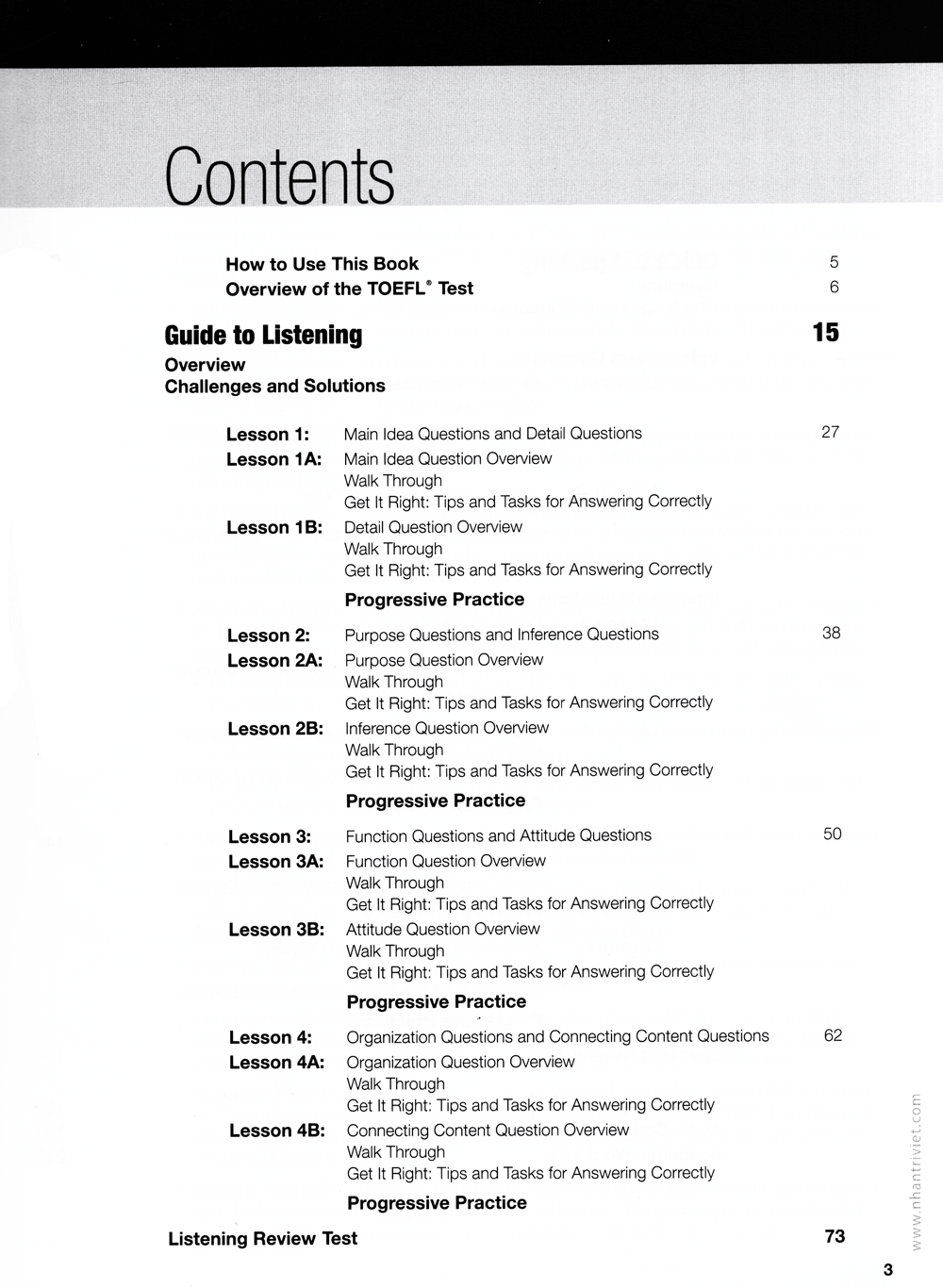 collins skills for the toefl ibt test - listening and speaking (kèm cd) - Ảnh 3