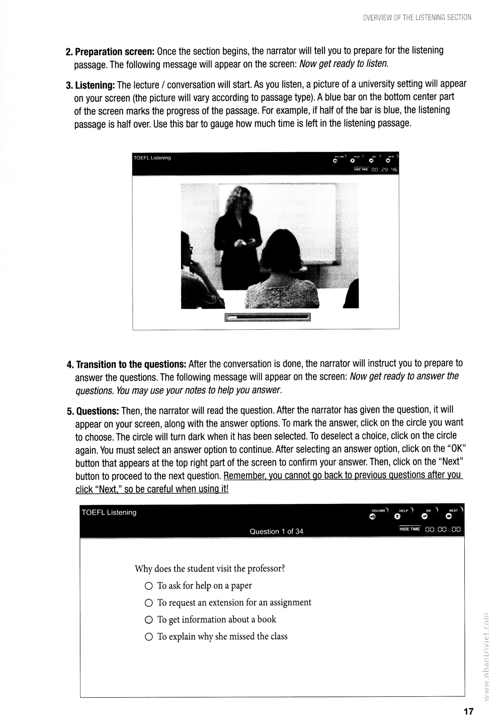 collins skills for the toefl ibt test - listening and speaking (kèm cd) - Ảnh 7