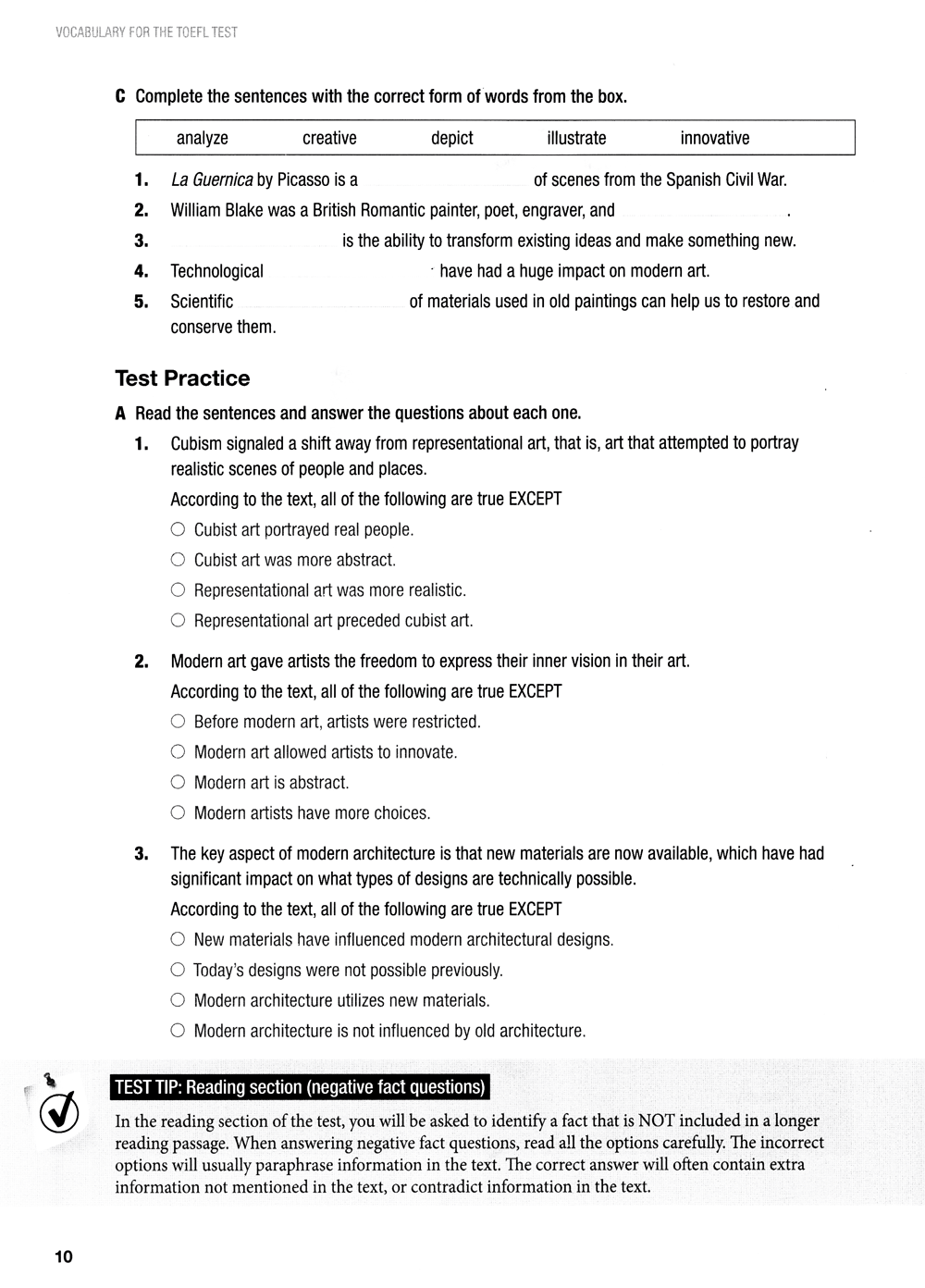collins vocabulary and grammar for the toefl test (kèm cd) - Ảnh 8