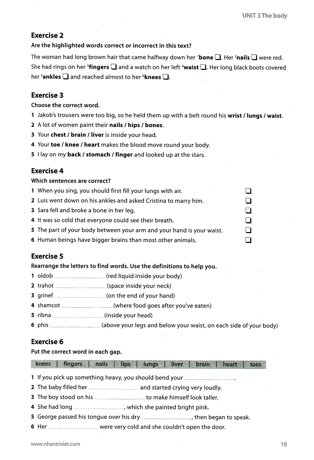 collins work on your vocabulary a2 - pre-intermediate - Ảnh 13
