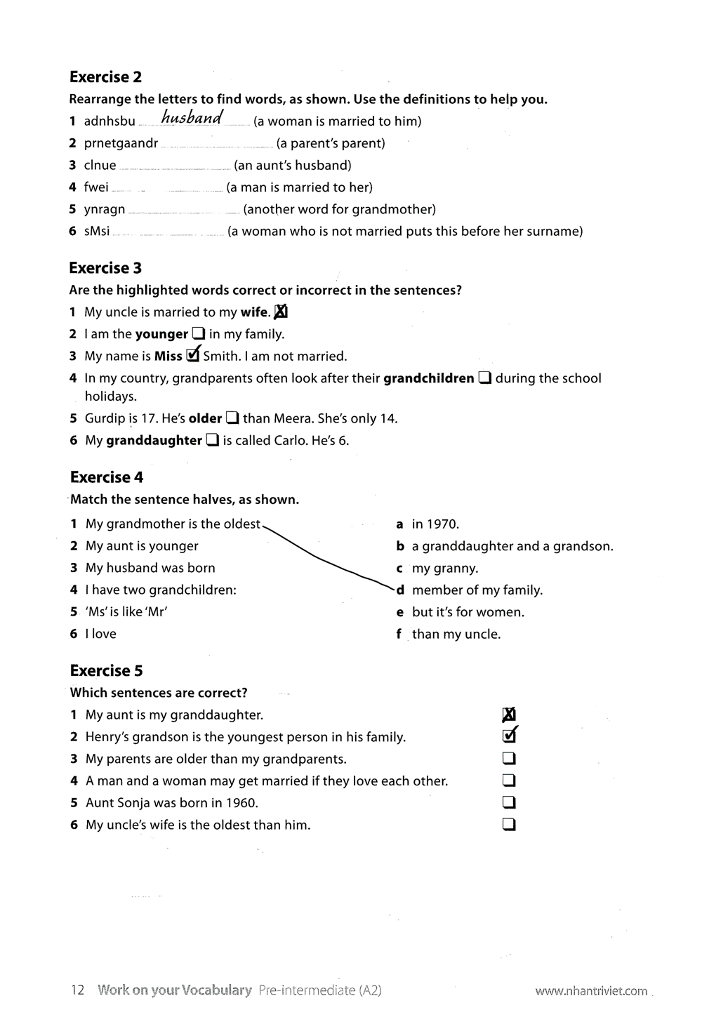 collins work on your vocabulary a2 - pre-intermediate - Ảnh 6