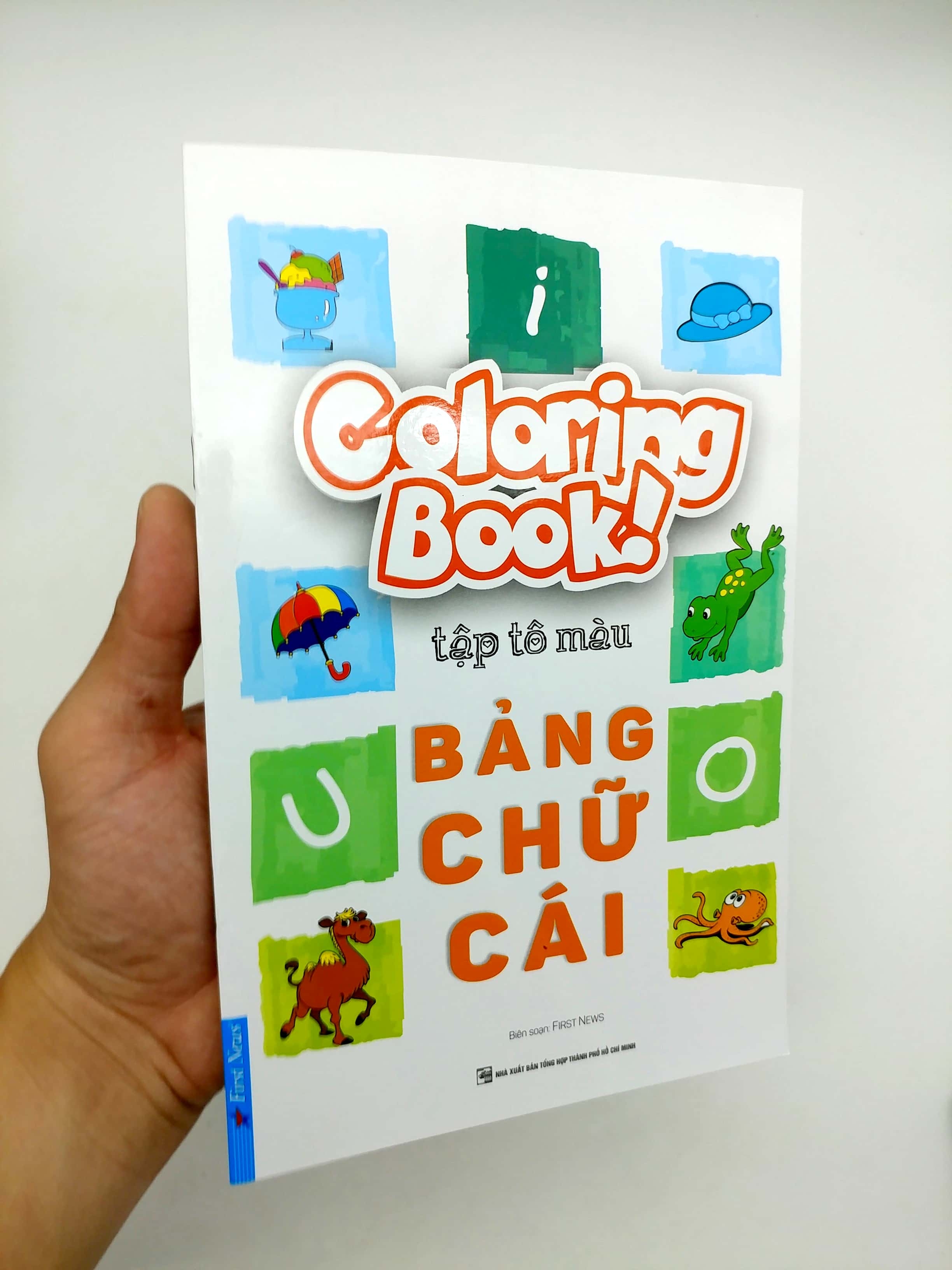 coloring book - tập tô màu - bảng chữ cái (tái bản) - Ảnh 8