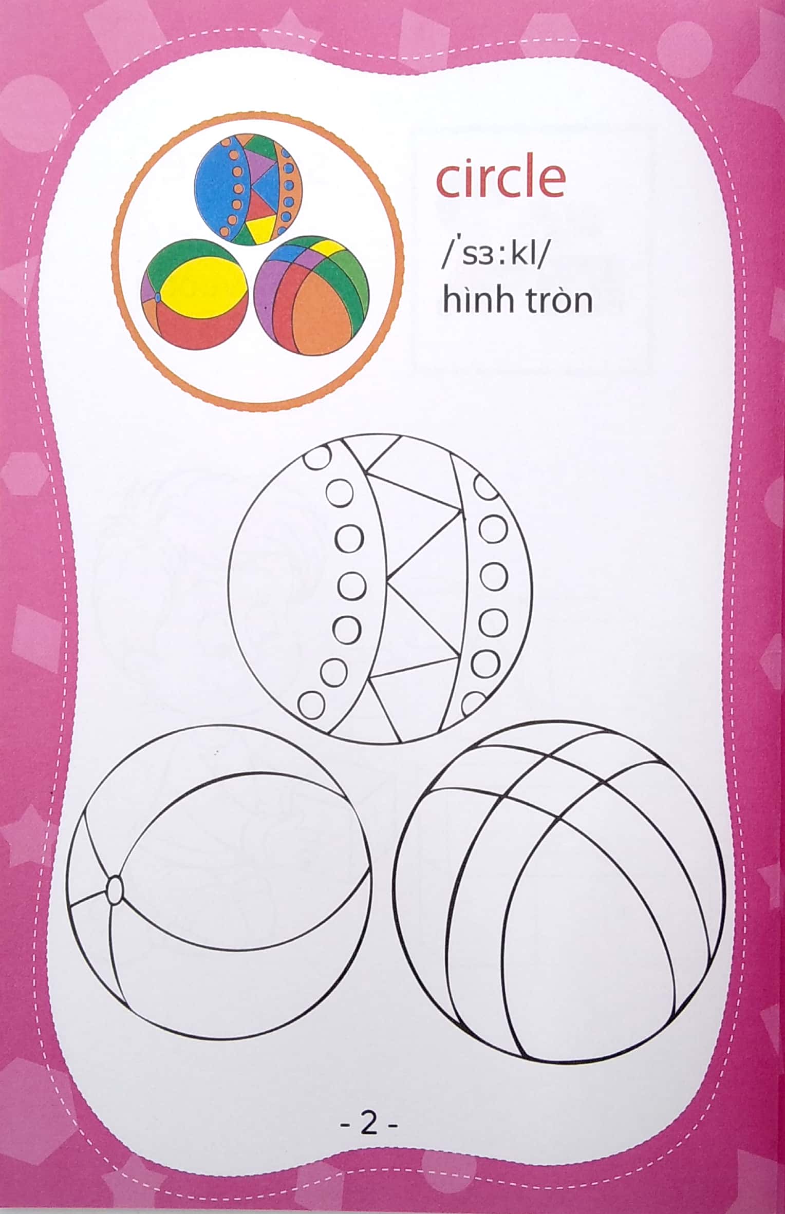 coloring book - tập tô màu - hình dạng (tái bản 2020) - Ảnh 5