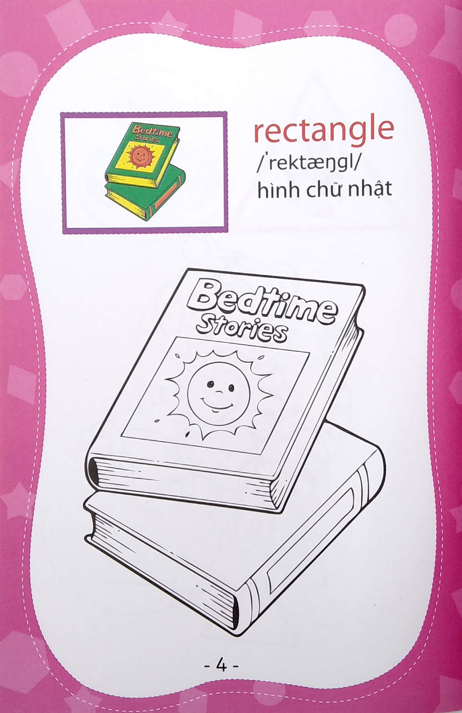 coloring book - tập tô màu - hình dạng (tái bản 2020) - Ảnh 7