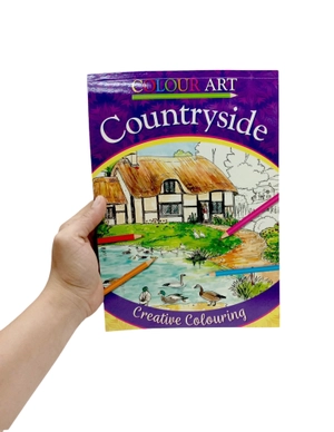 colour art - countryside - creative colouring - Ảnh 7