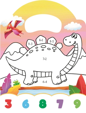 colour by maths - dino - Ảnh 3