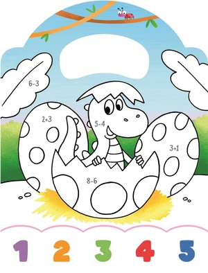 colour by maths - dino - Ảnh 4