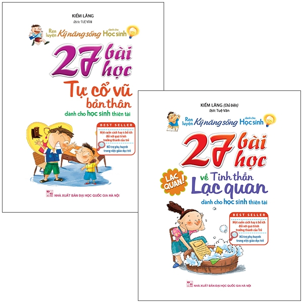 Combo 27 Bài Học Tự Cổ Vũ Bản Thân + 27 bài Học Về Tinh Thần Lạc Quan (Bộ 2 Cuốn)