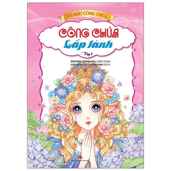 combo bộ 02 sách tô màu công chúa lấp lánh kèm bút sáp màu - Ảnh 2