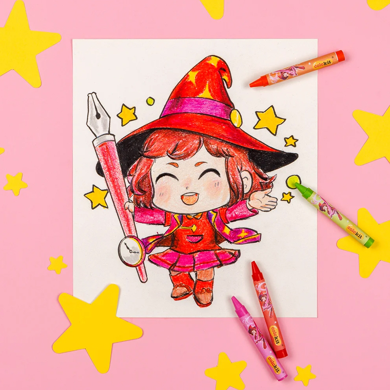 combo bộ 02 sách tô màu công chúa lấp lánh kèm bút sáp màu - Ảnh 5