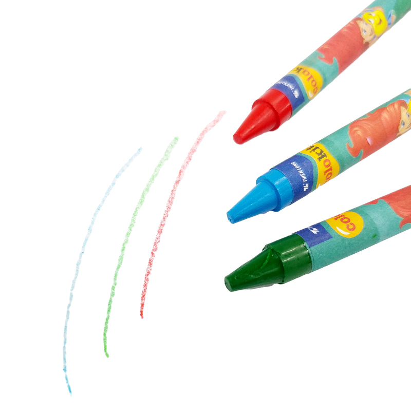 combo bộ 02 sách tô màu công chúa phong cách kèm bút sáp màu - Ảnh 7