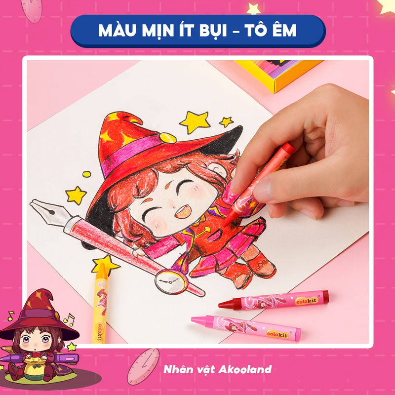 combo bộ 02 sách tô màu công chúa tinh nghịch kèm bút sáp màu - Ảnh 12