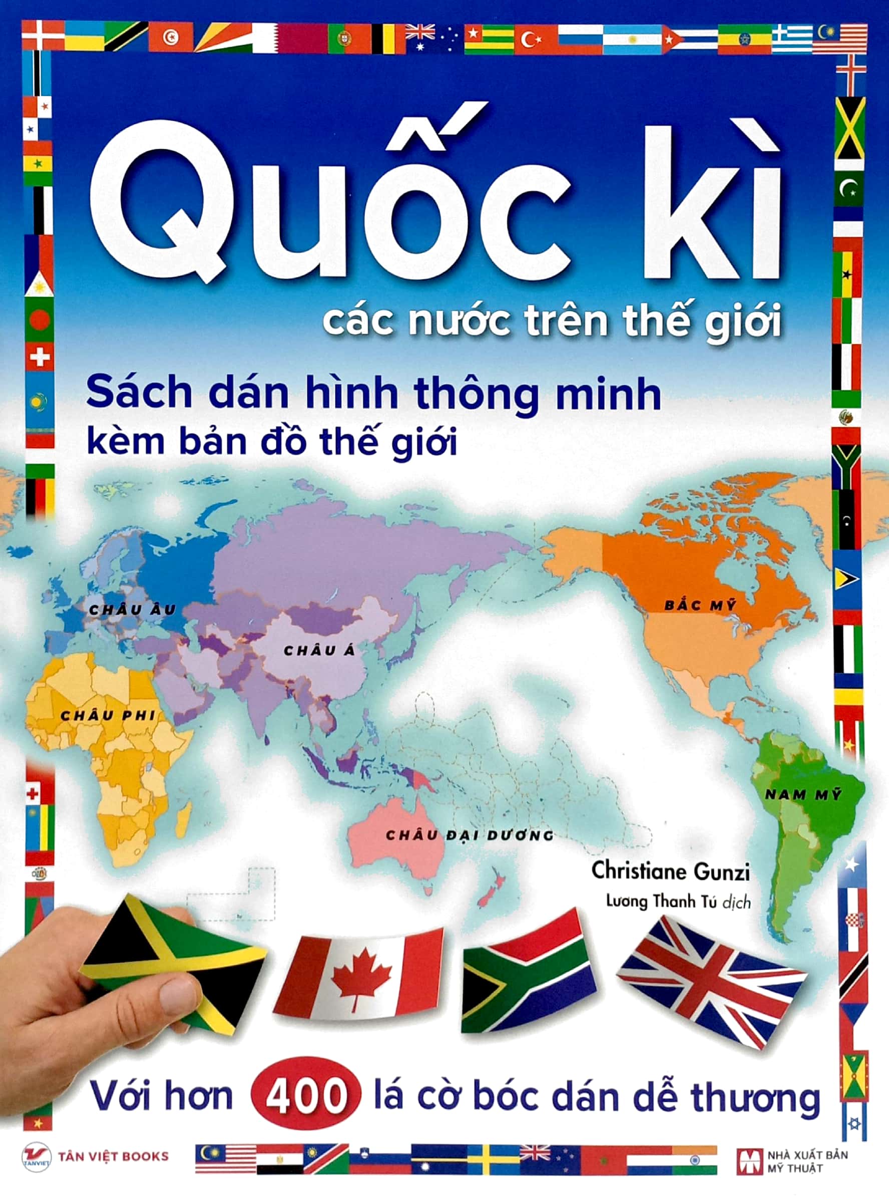 combo bộ sách dán hình thông minh: vũ trụ + quốc kì (bộ 2 cuốn) - Ảnh 3
