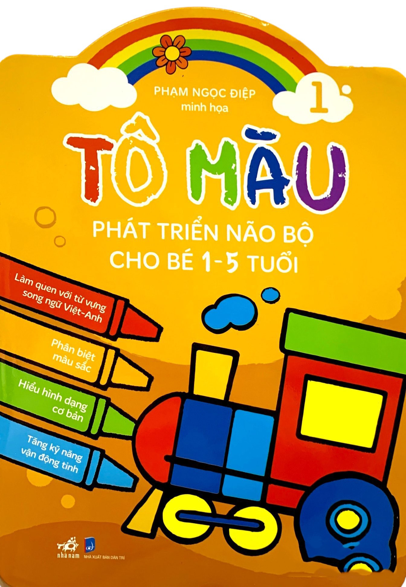 combo bộ tô màu phát triển trí não 10 cuốn + bút sáp màu - Ảnh 2