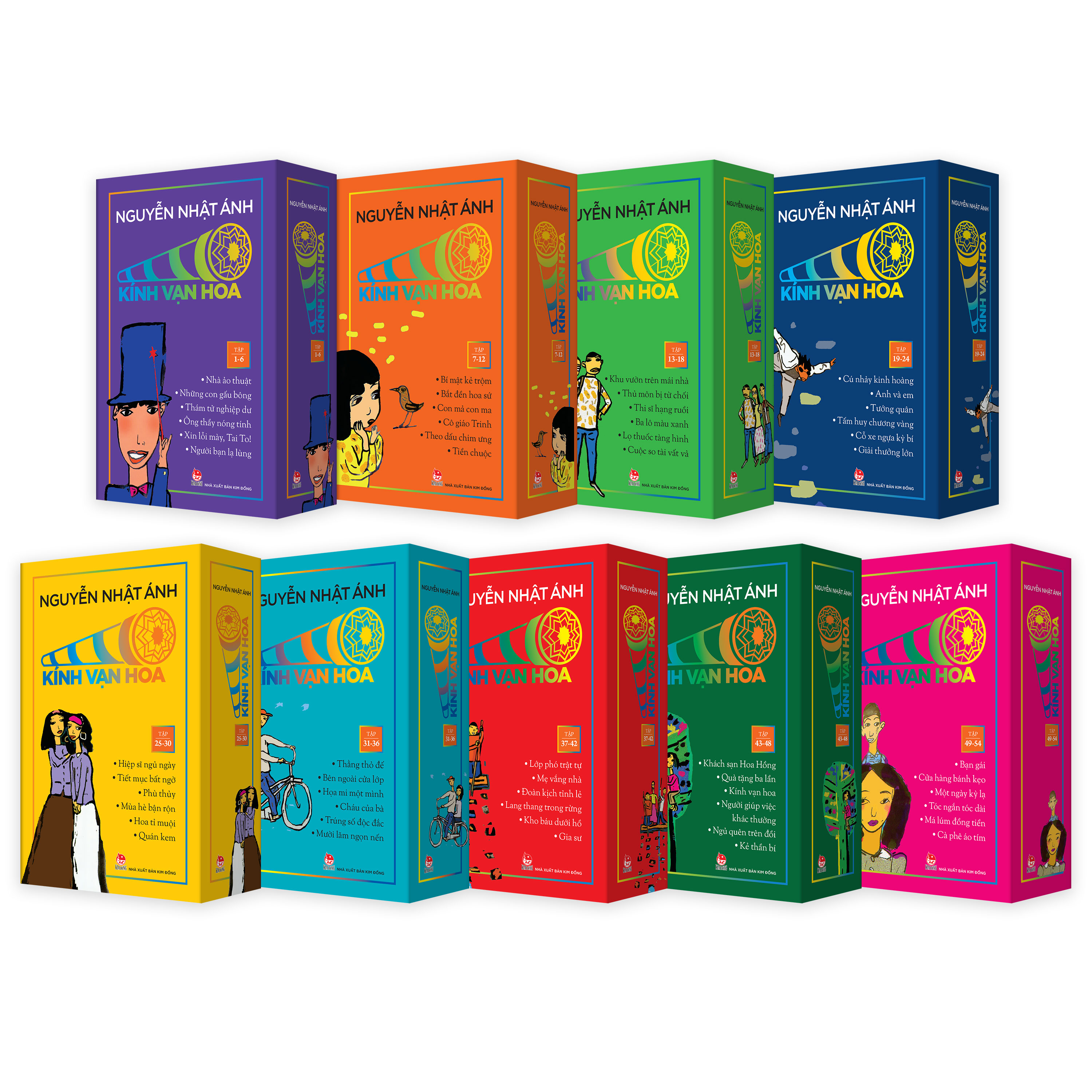 Combo Boxset Kính Vạn Hoa - Bộ Kỉ Niệm 30 Năm: Box 1 - 9 (Bộ 9 Hộp) - Tặng Kèm 9 Sổ Tay Kính Vạn Hoa + 1 Túi Vải Canvas Kính Vạn Hoa - Ảnh 3