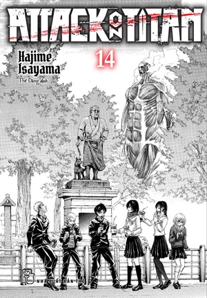 combo manga - attack on titan - tập 14 - bản thường + bản đặc biệt (bộ 2 cuốn) - tặng kèm 1 bookmark nam châm + 2 huy hiệu quân đồn trú và quân cảnh vệ - Ảnh 3