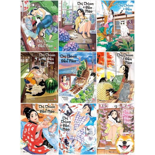 Combo Manga - Chị Chion Ở Đền Mèo : Tập 1 - 9 (Bộ 9 Tập)