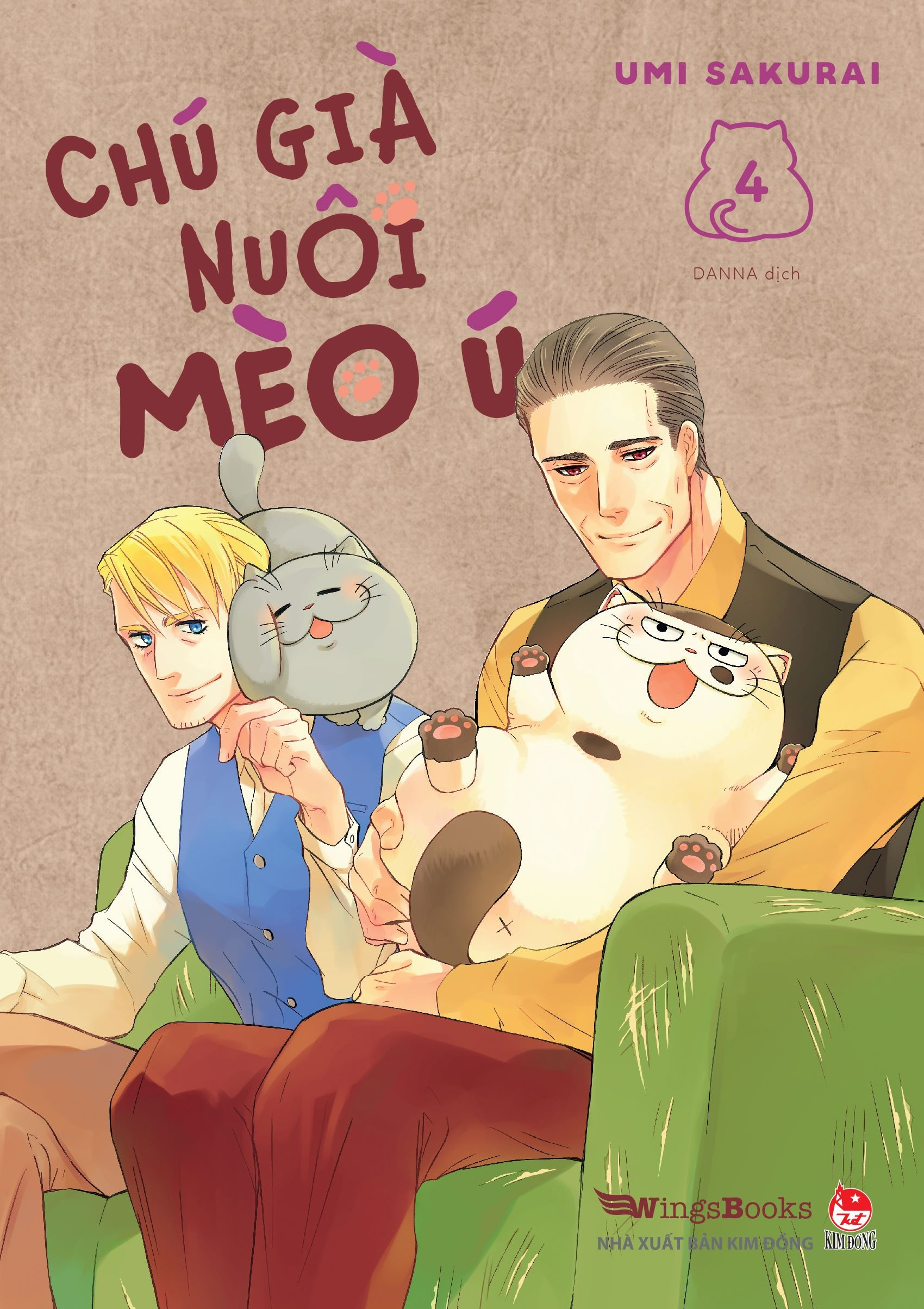 combo manga - chú già nuôi mèo ú: tập 1 - 10 (bộ 10 tập) - Ảnh 5