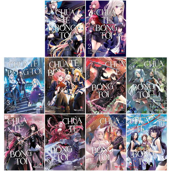 Combo Manga - Chúa Tể Bóng Tối: Tập 1 - 10 (Bộ 10 Tập)