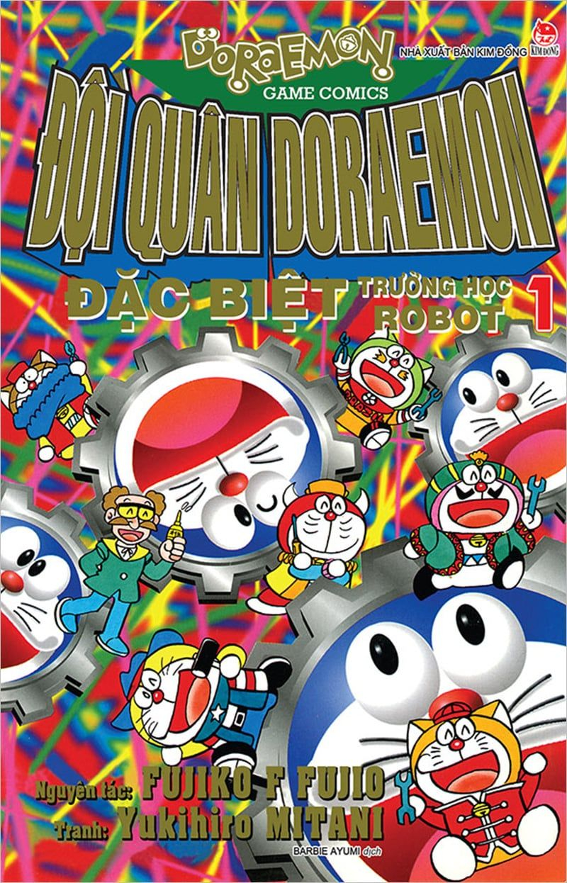 combo manga - đội quân doraemon đặc biệt - trường học robot: tập 1 - 3 (bộ 3 tập) - Ảnh 2