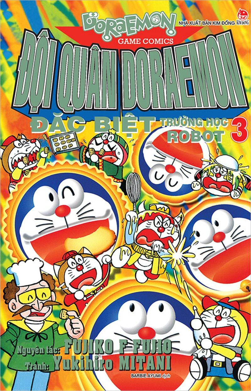 combo manga - đội quân doraemon đặc biệt - trường học robot: tập 1 - 3 (bộ 3 tập) - Ảnh 4