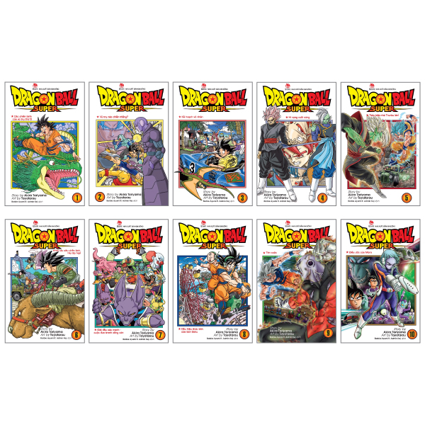 combo manga - dragon ball super: tập 1 - 10 (bộ 10 tập)