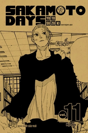 combo manga - sakamoto days - tập 11 - một đòn - bản thường + bản đặc biệt (bộ 2 cuốn) - tặng kèm sheet 5 standee đế gập + obi + huy hiệu + set 3 card đổi nền + standee lắp ghép - Ảnh 4