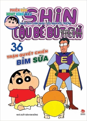combo manga - shin - cậu bé bút chì - phiên bản hoạt hình màu: tập 31 - 40 (bộ 10 cuốn) - Ảnh 5