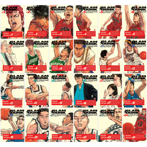 Combo Manga - Slam Dunk - Deluxe Edition: Tập 1 - 24 (Bộ 24 Tập)
