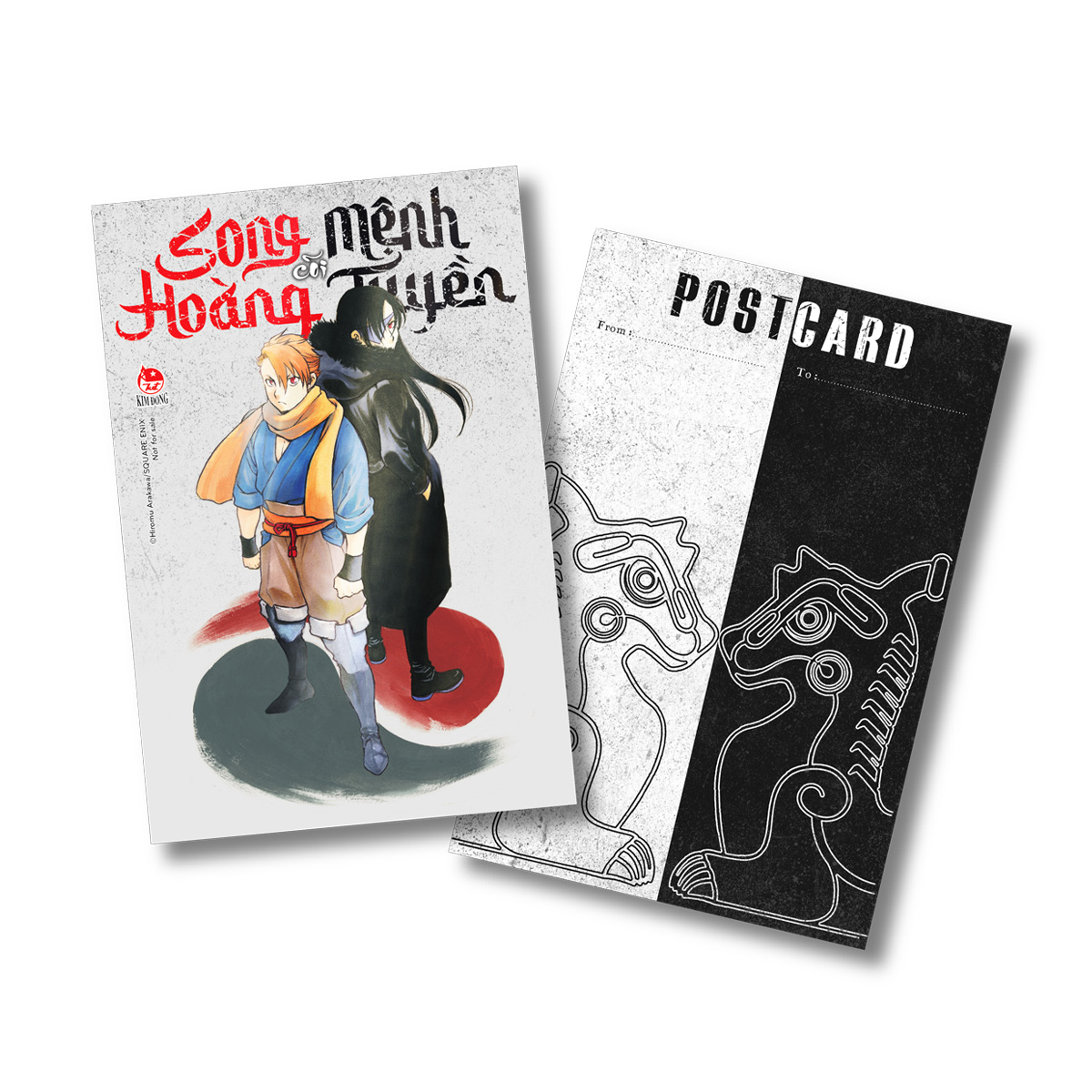 Combo Manga - Song Mệnh Cõi Hoàng Tuyền - Tập 1 - Bản Thường + Bản Đặc Biệt (Bộ 2 Cuốn) - Tặng Kèm Special Cover + Special Cover Metalize + Lịch Để Bàn 2026 + Postcard Metalize + Trang Màu Bổ Sung Từ Tạp Chí + Postcard Có Chữ Kí Tác Giả - Ảnh 12