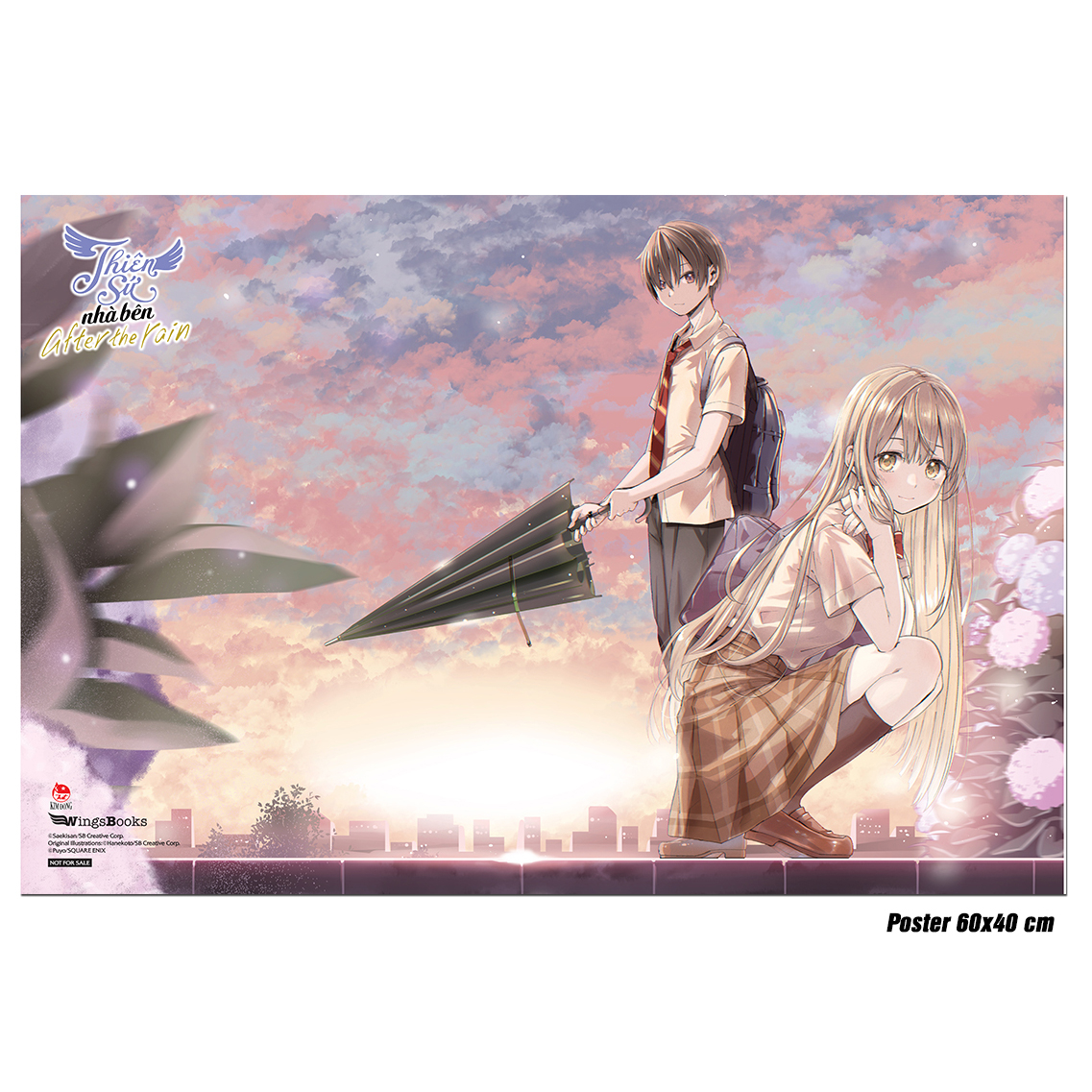Combo [Manga] Thiên Sứ Nhà Bên - After The Rain: Tập 1 + Tập 2 (Bộ 2 Tập) - Tặng Kèm 2 Bookmark + 2 Screen Card + 1 Poster - Ảnh 4