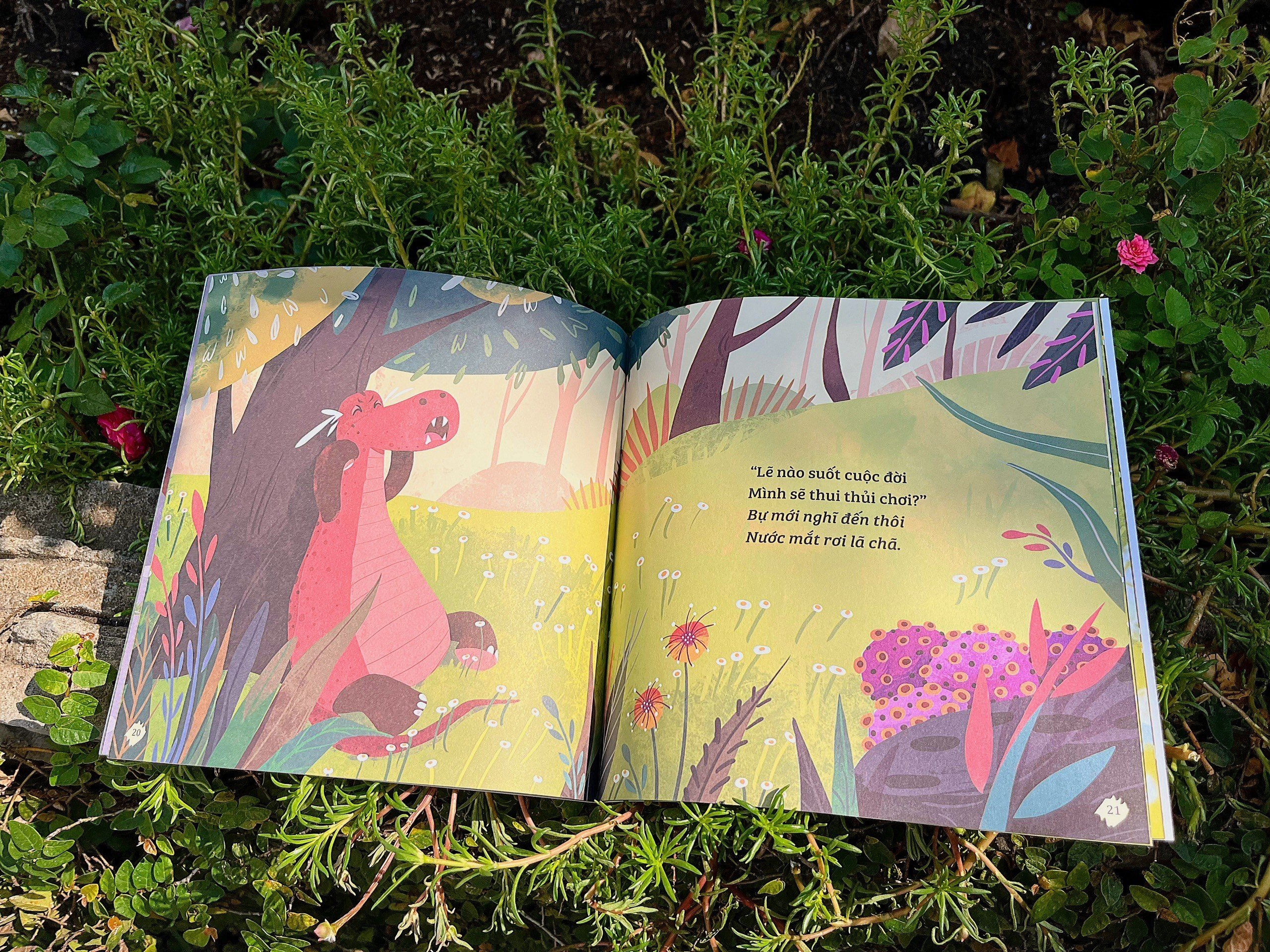 combo sách bé học yêu thương và chia sẻ - ai là siêu sao? + bảy bông hoa của gấu con + cho khủng long chơi với! (bộ 3 cuốn) - Ảnh 12