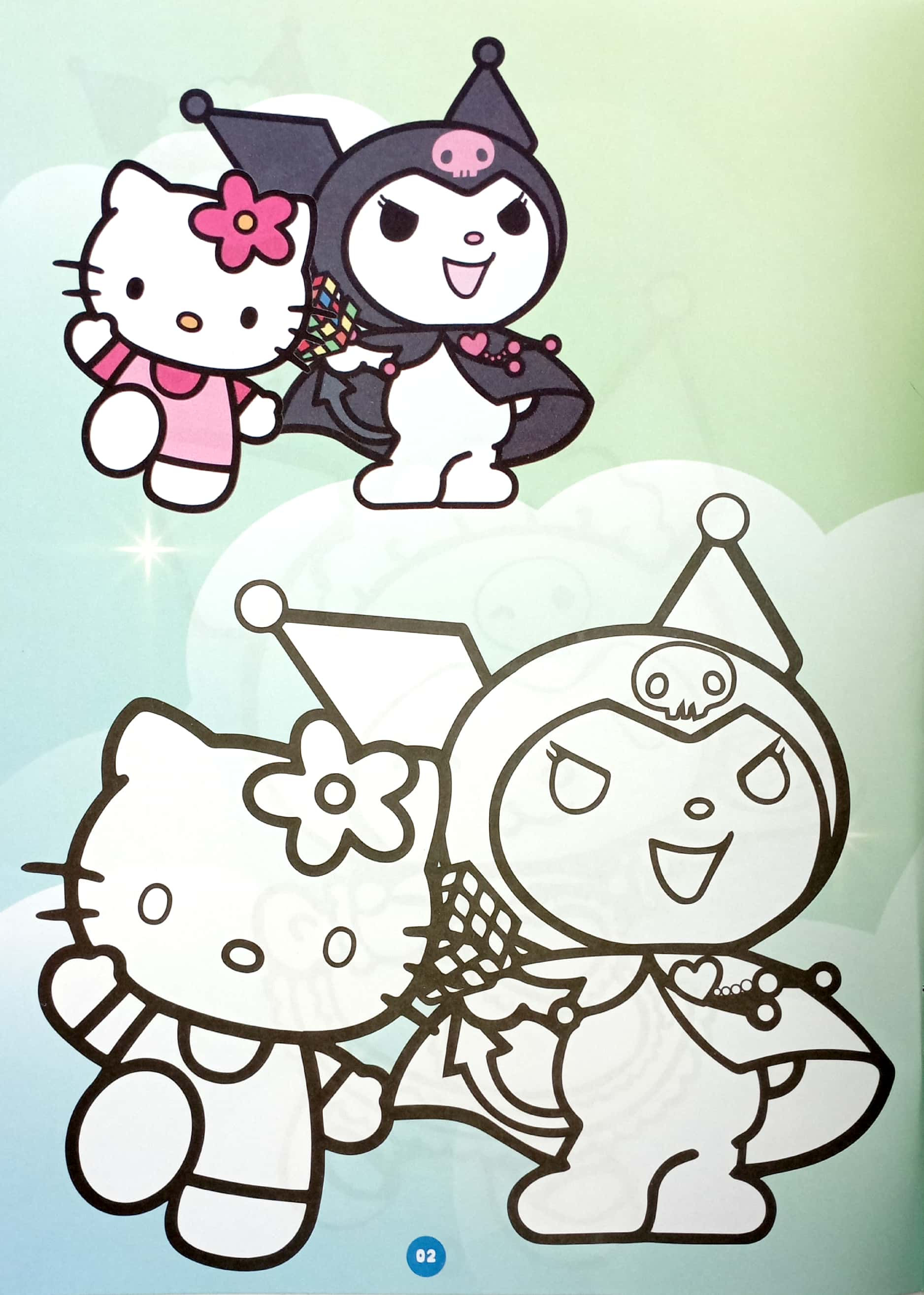 combo sách bé tô màu hello kitty (bộ 3 cuốn) - Ảnh 8