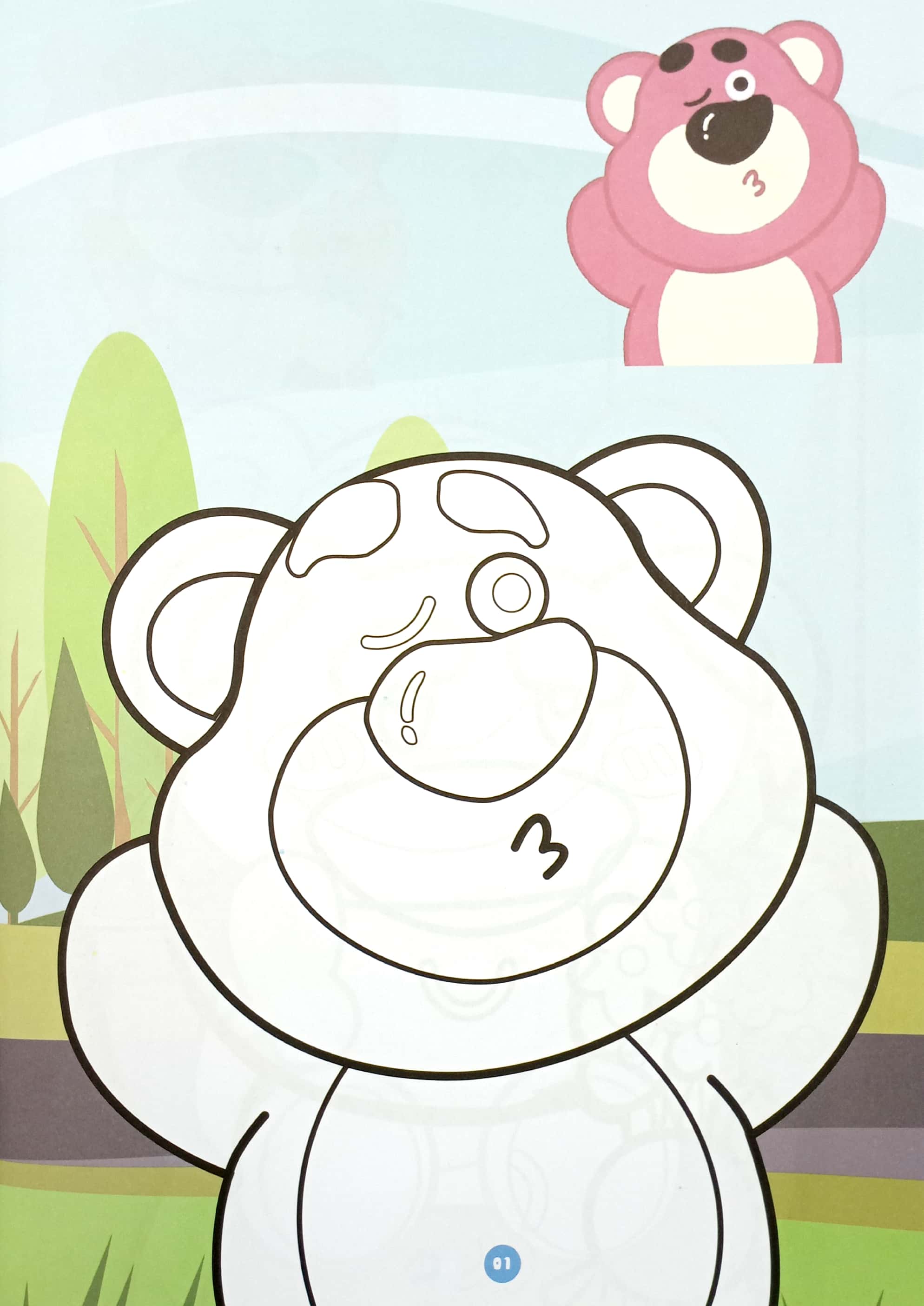 combo sách bé tô màu lotso (bộ 4 cuốn) - Ảnh 3