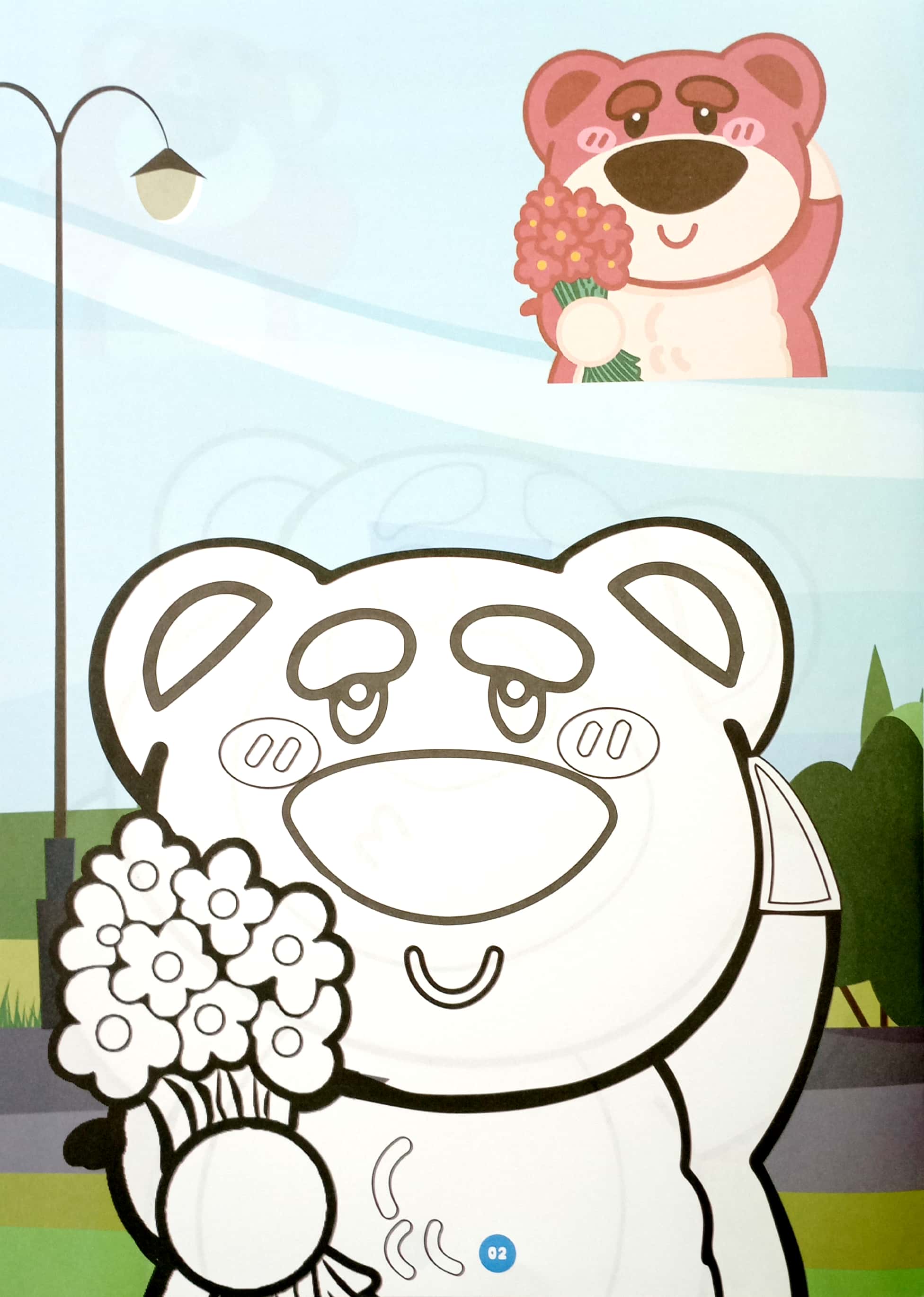 combo sách bé tô màu lotso (bộ 4 cuốn) - Ảnh 4