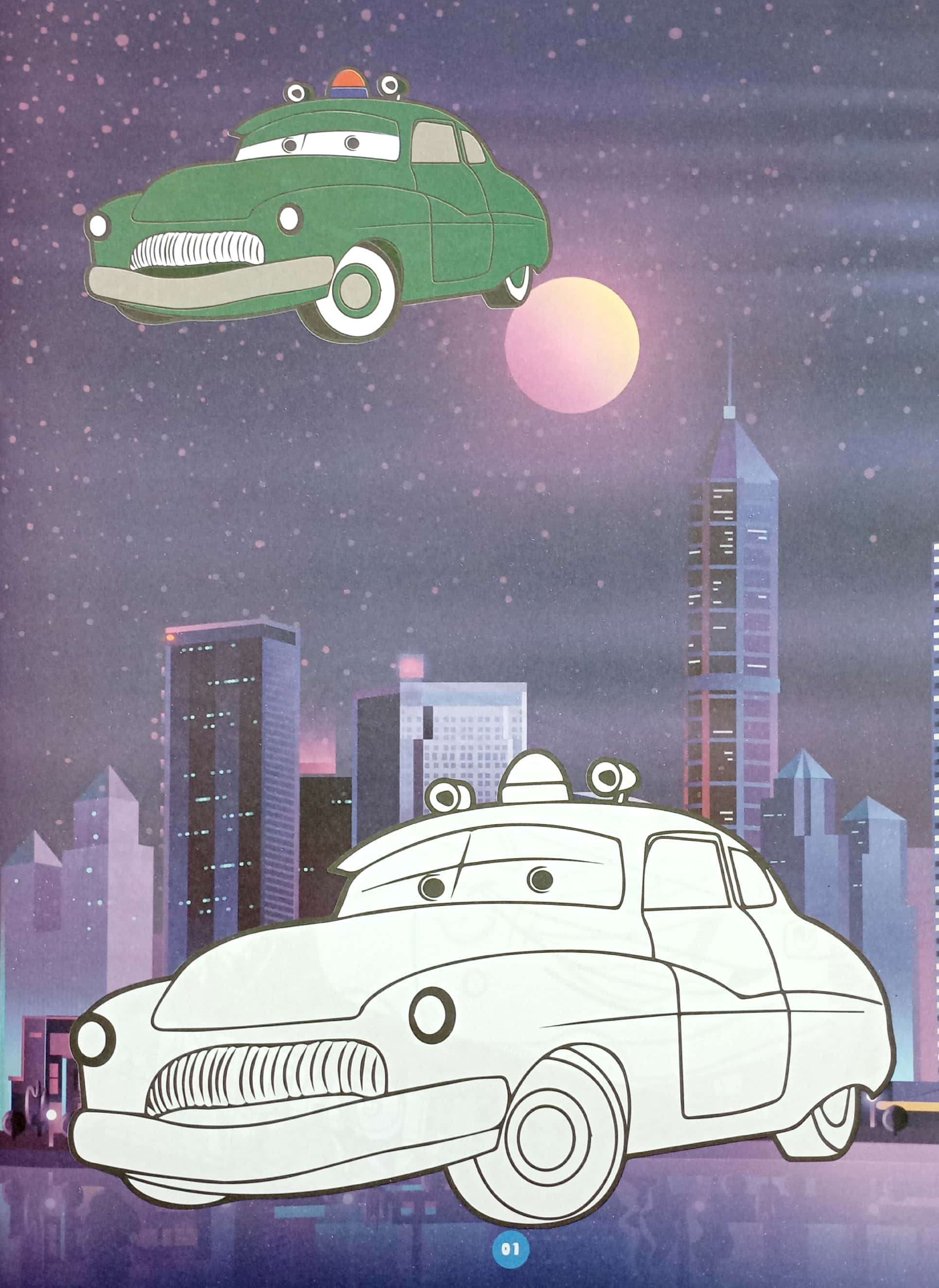 combo sách bé tô màu - vương quốc xe hơi (bộ 4 cuốn) - Ảnh 15