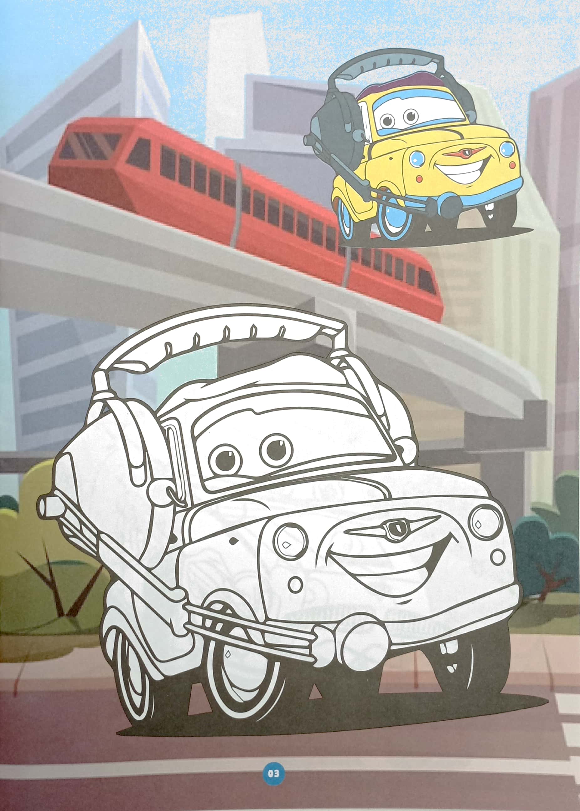 combo sách bé tô màu - vương quốc xe hơi (bộ 4 cuốn) - Ảnh 5