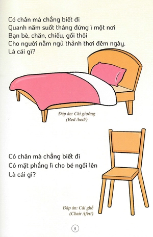 combo sách câu đố dân gian - đồ vật và phương tiện giao thông + động vật và thực vật (dành cho bé từ 3-6 tuổi) (bộ 2 cuốn) - Ảnh 11