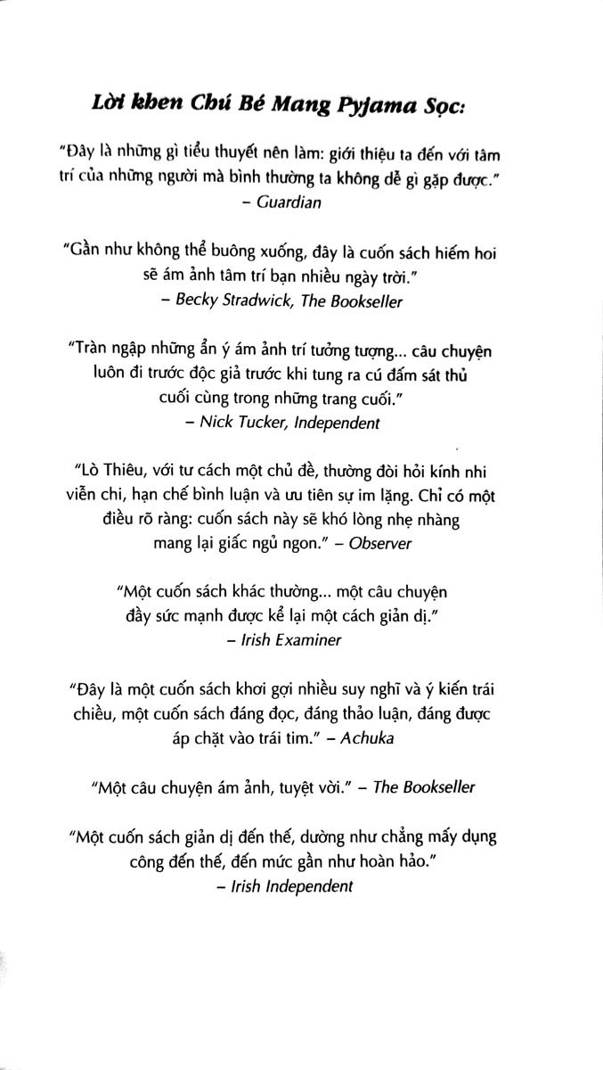 combo sách cây cam ngọt của tôi + chú bé mang pyjama sọc (bộ 2 cuốn) - Ảnh 10