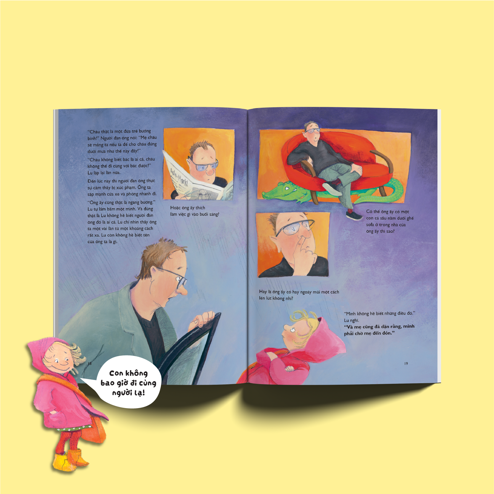 Combo Sách Con Có Thể Tự Bảo Vệ Mình - Con Không Bao Giờ Đi Lạc + Cơ Thể Con Là Của Con + Con Không Bao Giờ Đi Cùng Người Lạ (Bộ 3 Cuốn) - Tặng Kèm Sticker - Ảnh 9