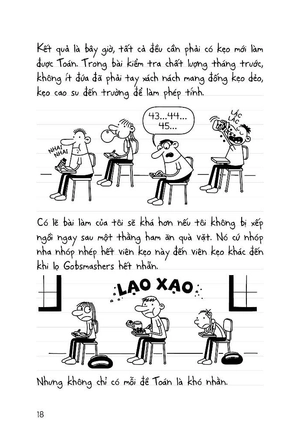 combo sách diary of a wimpy kid 18: no brainer + nhật ký chú bé nhút nhát - tập 18: out trình (bộ 2 cuốn) - Ảnh 9