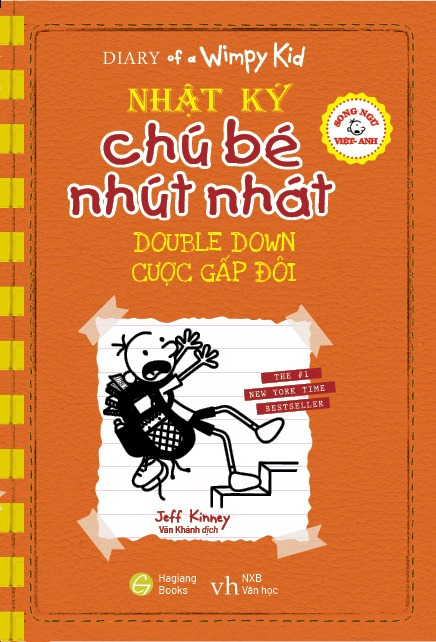 combo sách diary of a wimpy kid - nhật ký chú bé nhút nhát - song ngữ việt-anh: tập 1 - 18 (bộ 18 cuốn) - Ảnh 12
