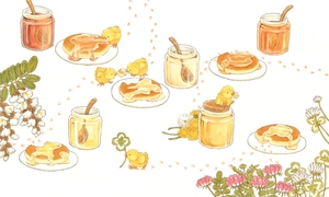 combo sách ehon nhật bản bìa cứng - tiệm bánh mỳ lừng danh + tiệm súp lừng danh + tiệm mật ong lừng danh bộ 3 cuốn) - Ảnh 11