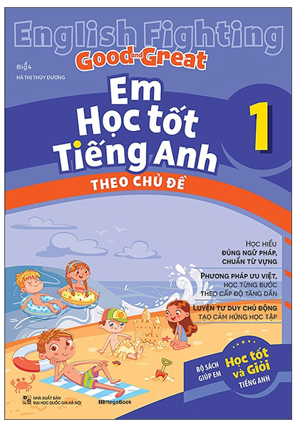 combo sách em học tốt tiếng anh + đề ôn tập từ vựng và cấu trúc tiếng anh lớp 1 (bộ 2 cuốn) - Ảnh 2