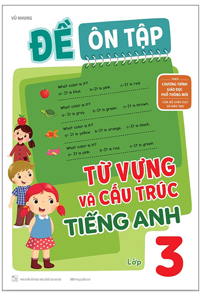 combo sách em học tốt tiếng anh + đề ôn tập từ vựng và cấu trúc tiếng anh lớp 3 (bộ 2 cuốn) - Ảnh 2
