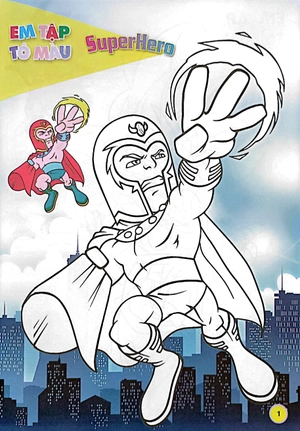 combo sách em tập tô màu - super hero siêu nhân (bộ 4 cuốn) - Ảnh 12